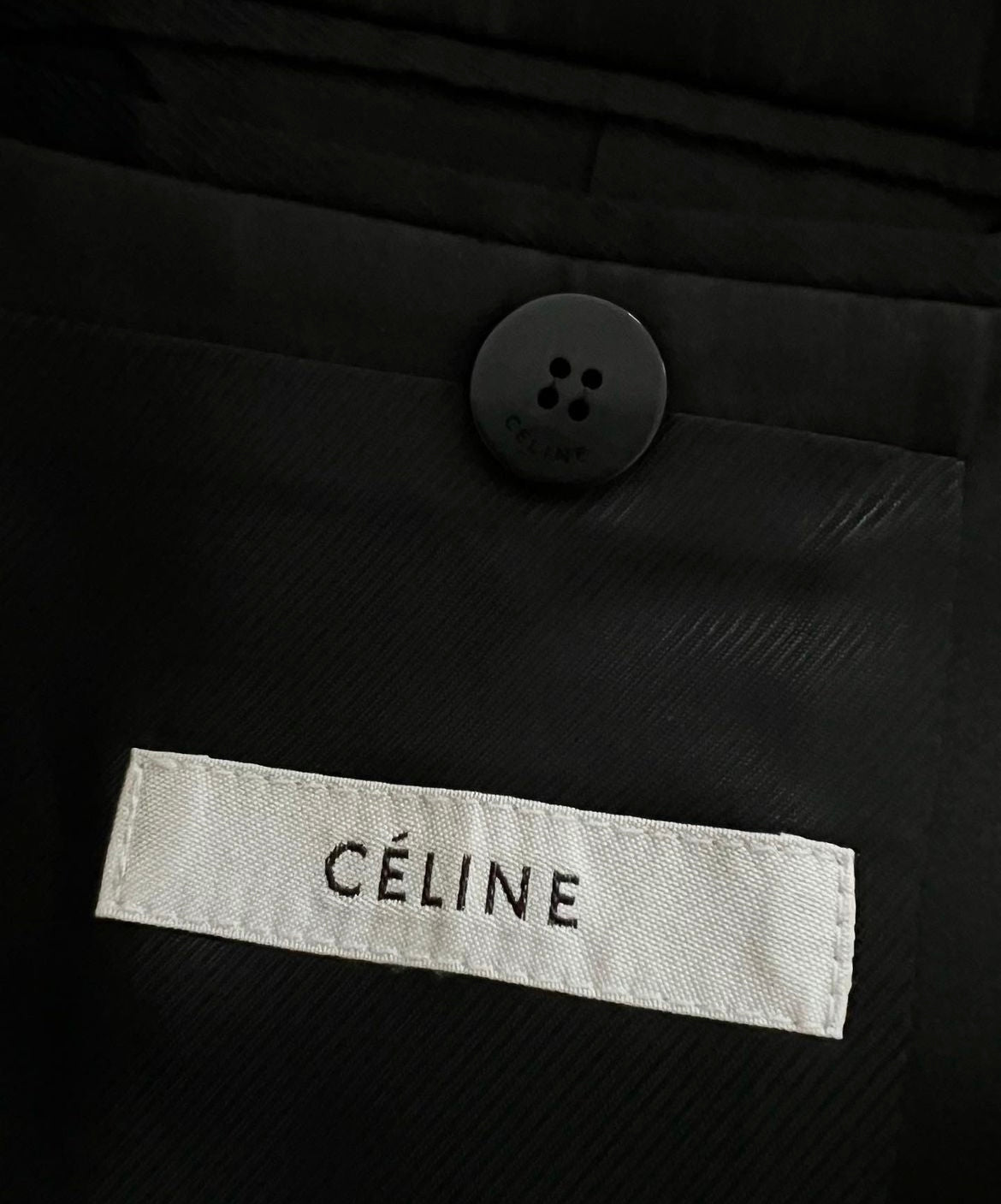 CELINE BY PHOEBE PHILO TUXEDO Blazer with Satin Lapels Orig. $3500 | FR 36