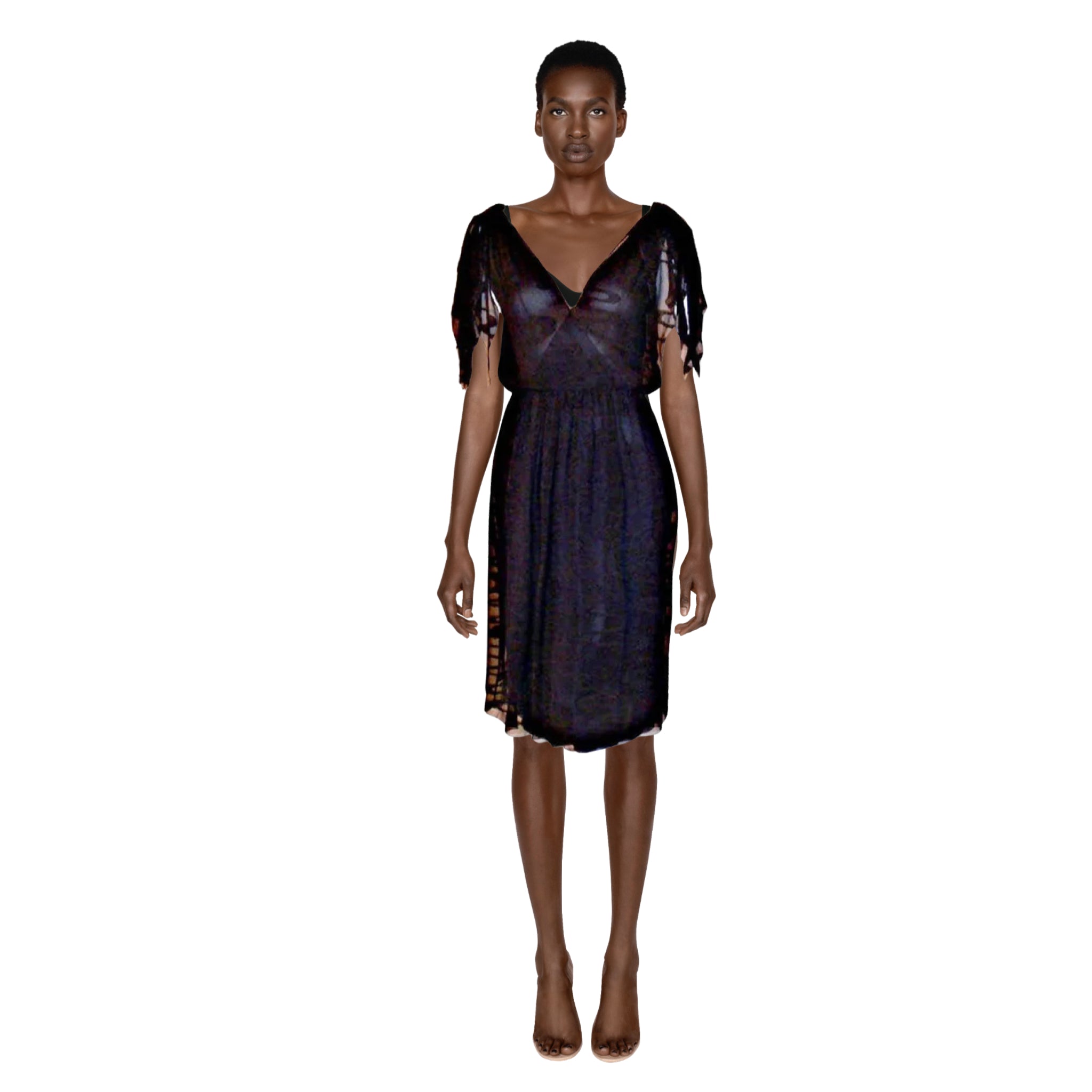 Tulle top dress dior