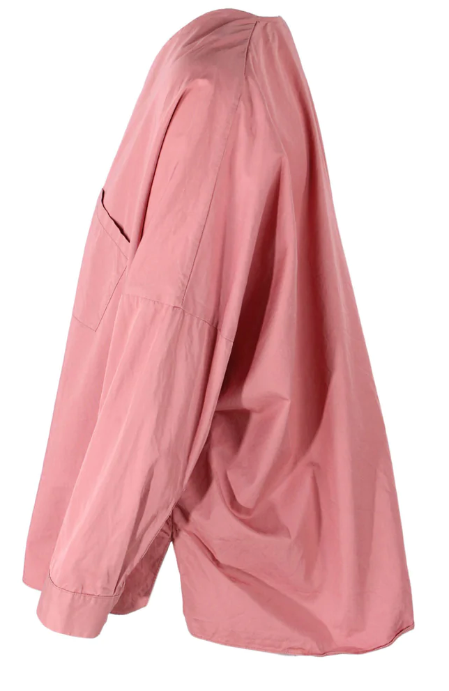 【国内即発】boohoo☆Blush Pink ドルマンリブトップ Cos Blush Pink Cotton Long Sleeve Shirt | 36/S – theREMODA