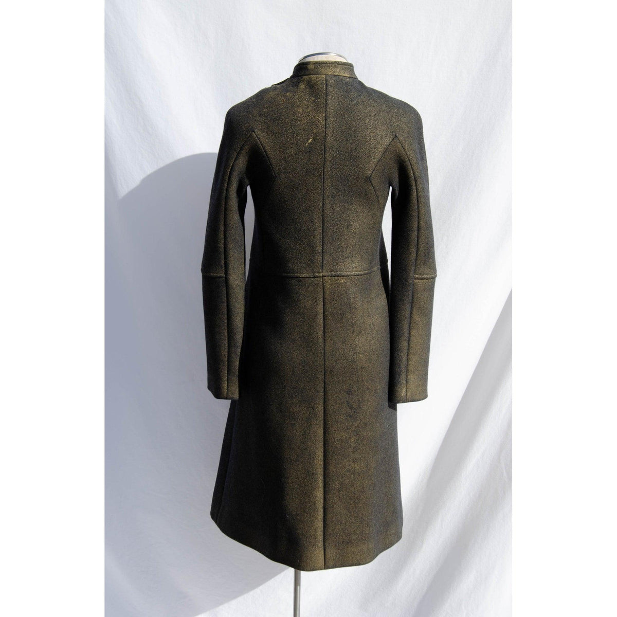 BOTTEGA VENETA Pre Fall 2012 Distressed Gold Coat | Size IT 40 - theREMODA