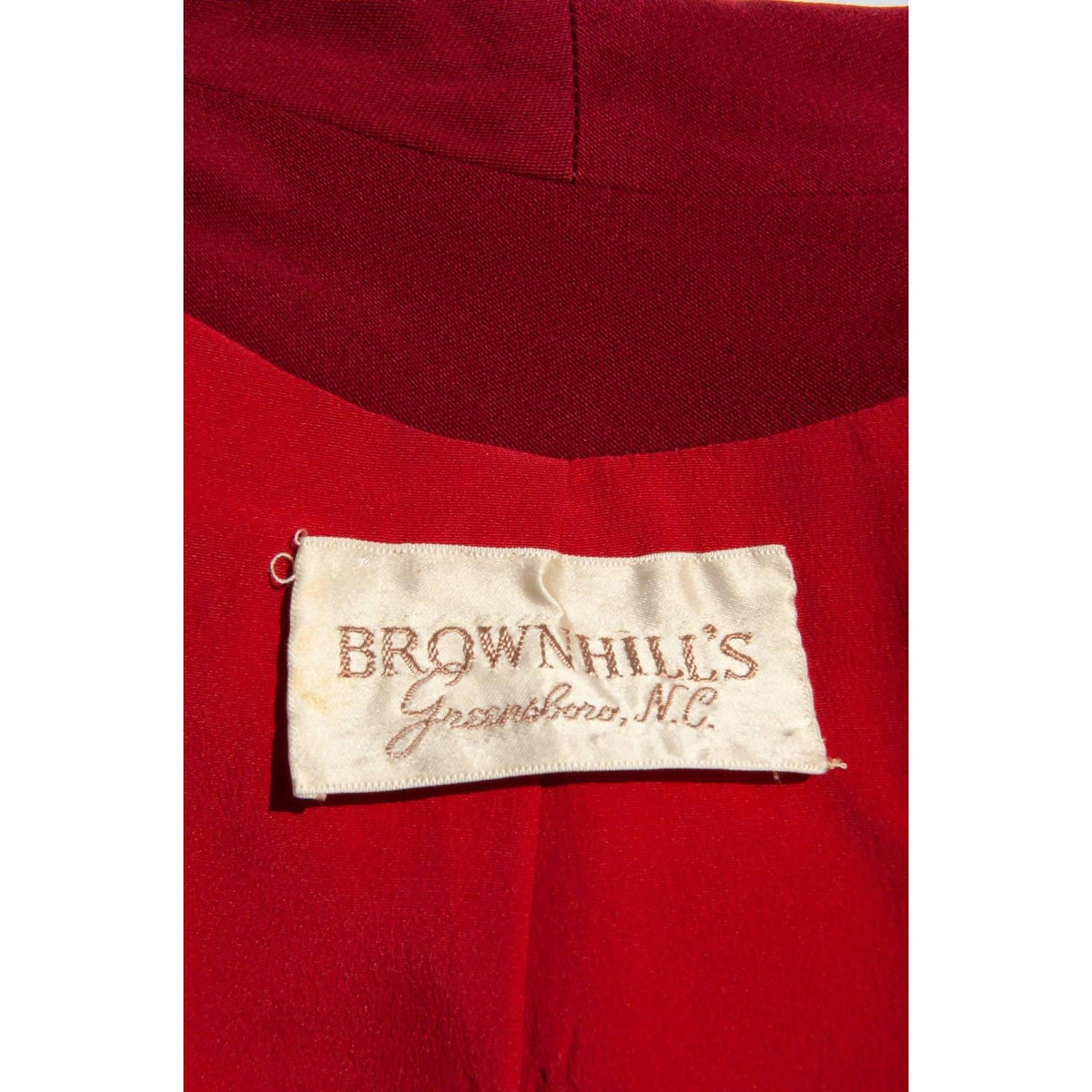 NOBILITY JRS 1940's Maroon Red Jacket | Size S-M - theREMODA