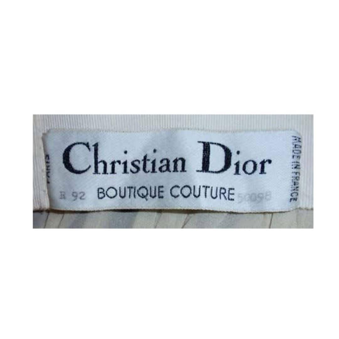 Pre-loved CHRISTIAN DIOR Chiffon Polka Dot Gown | Size 29 - theREMODA