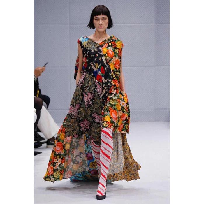 Pre-Owned BALENCIAGA Runway Floral Print Gown Look #30, Fall 2016 - theREMODA