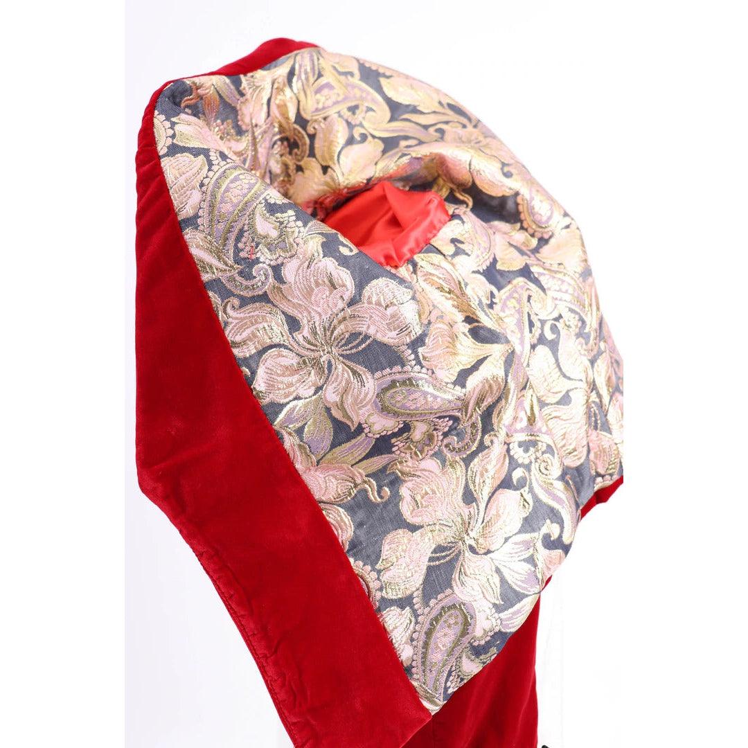 Pre-Owned BOLERO 1980's Custom Red Velvet Jacket |  M/L/XL - theREMODA