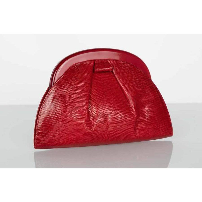 Pre- owned BOTTEGA VENETA Vintage Red Clutch Bag - theREMODA