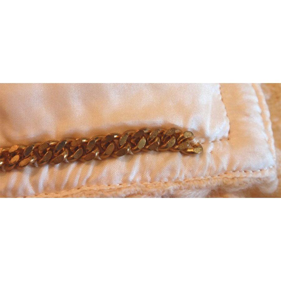 Pre-Owned CHANEL 1980s 2 pc Cream Wool Skirt Set | Size 44 - theREMODA