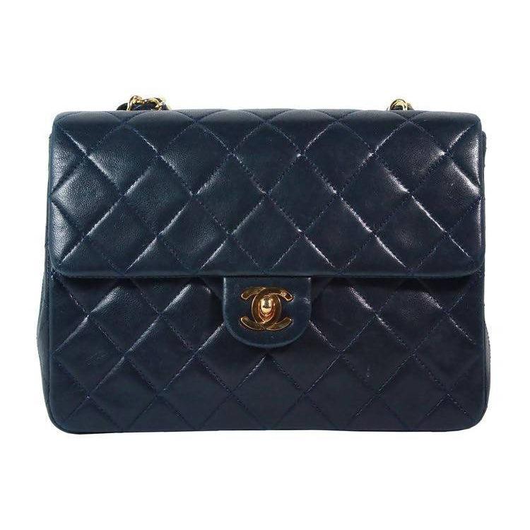 Chanel navy blue crossbody Clearance