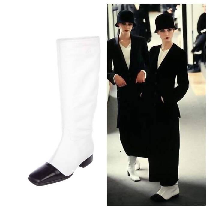 Pre- owned Chanel White Boots - theREMODA