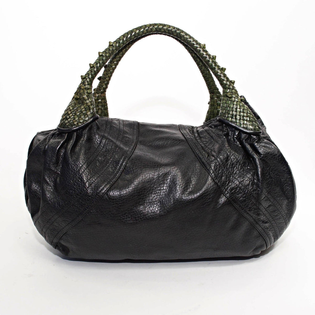 Pre-owned FENDI Nappa Black Leather Bag - theREMODA
