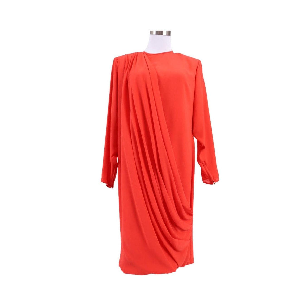 Pre-Owned GALANOS 80's Tangerine Silk Dress | Size S/M - theREMODA
