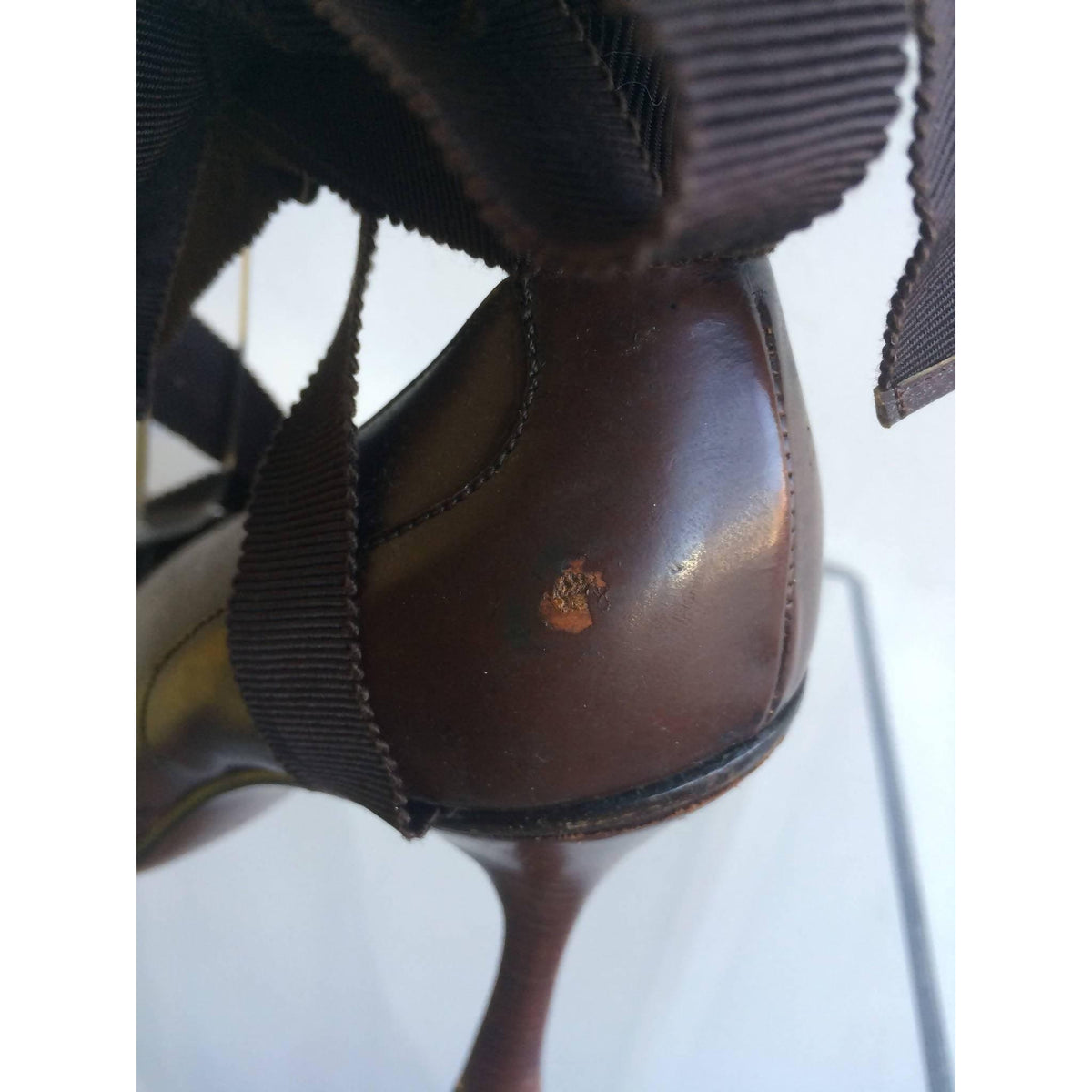 Pre-owned GUCCI Brown Leather Pumps | US 7 - EU 37 - theREMODA