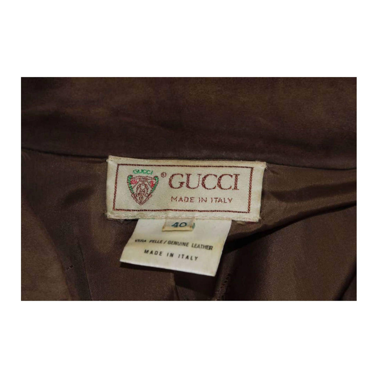 Pre-Owned GUCCI Brown Suede Jacket | US 8 - EU 40 - theREMODA