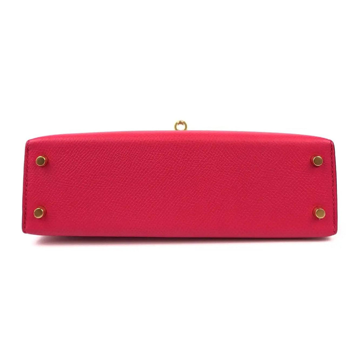 Pre-owned HERMES Kelly Mini 20 Rose Pink Epsom Bag - theREMODA