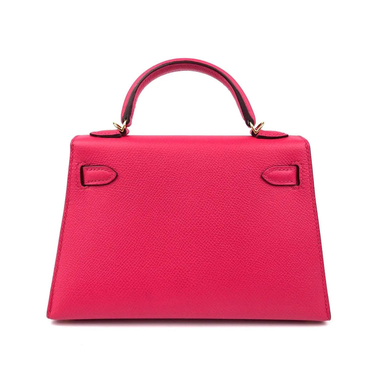 Pre-owned HERMES Kelly Mini 20 Rose Pink Epsom Bag - theREMODA