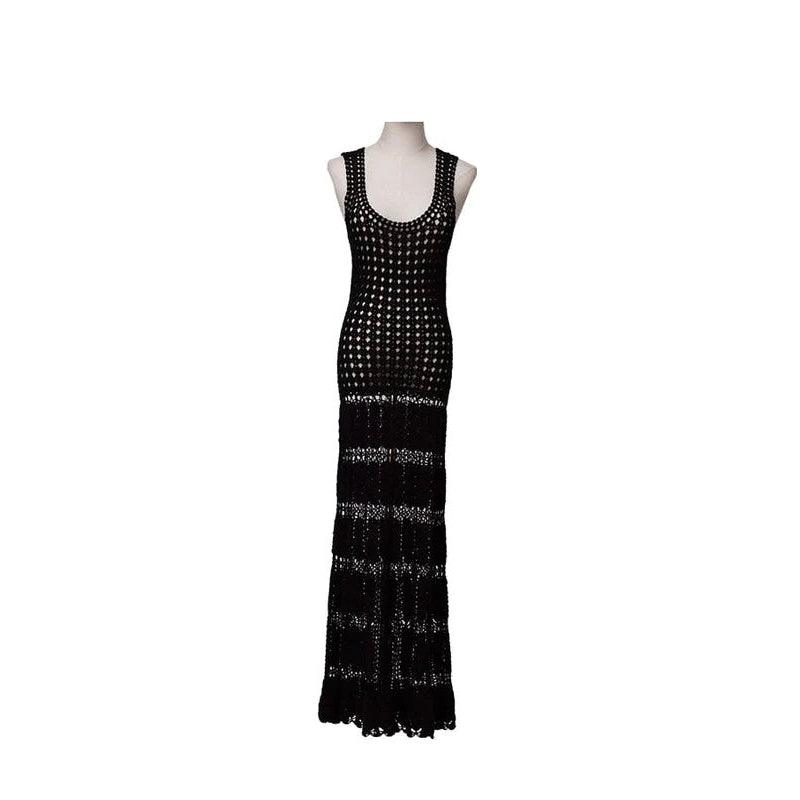 Pre-owned MAISON IRFE Black Knitted Dress - theREMODA