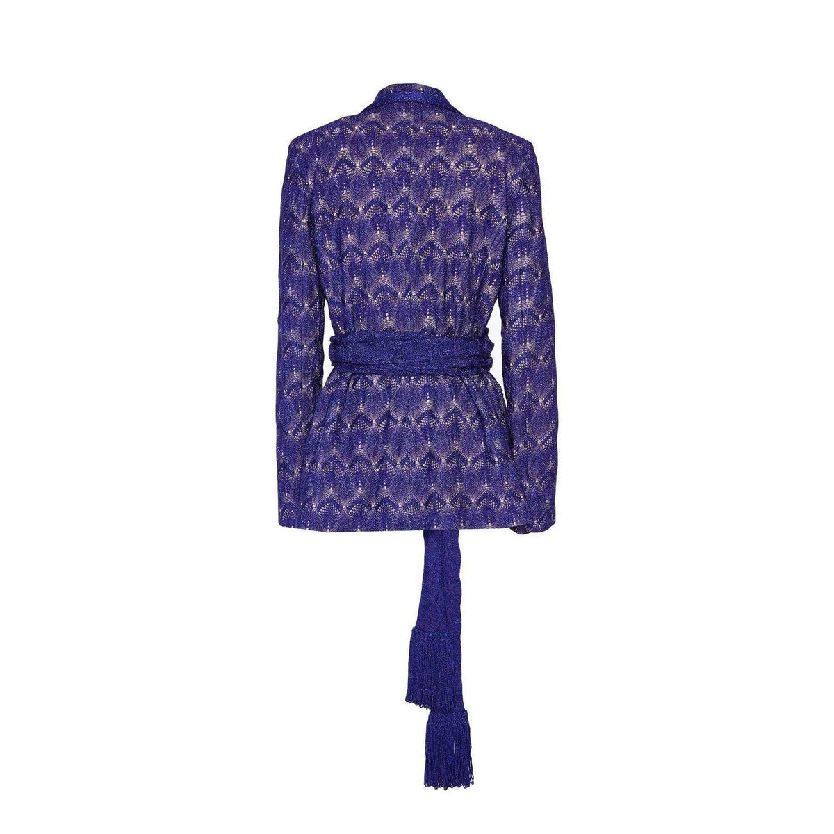 Pre-Owned MISSONI Purple Suit Jacket | Size US 6 - theREMODA