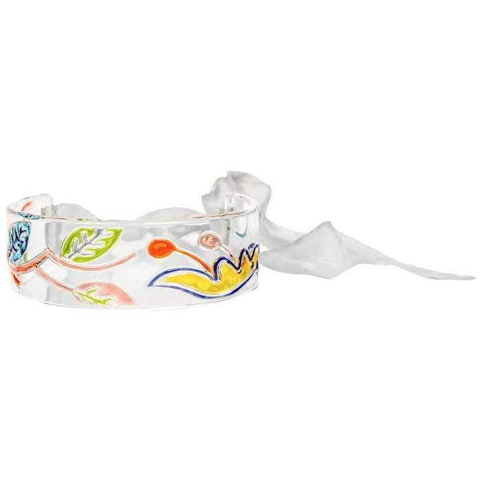 Pre-Owned MIU MIU Lucite Painted Choker Necklace - theREMODA