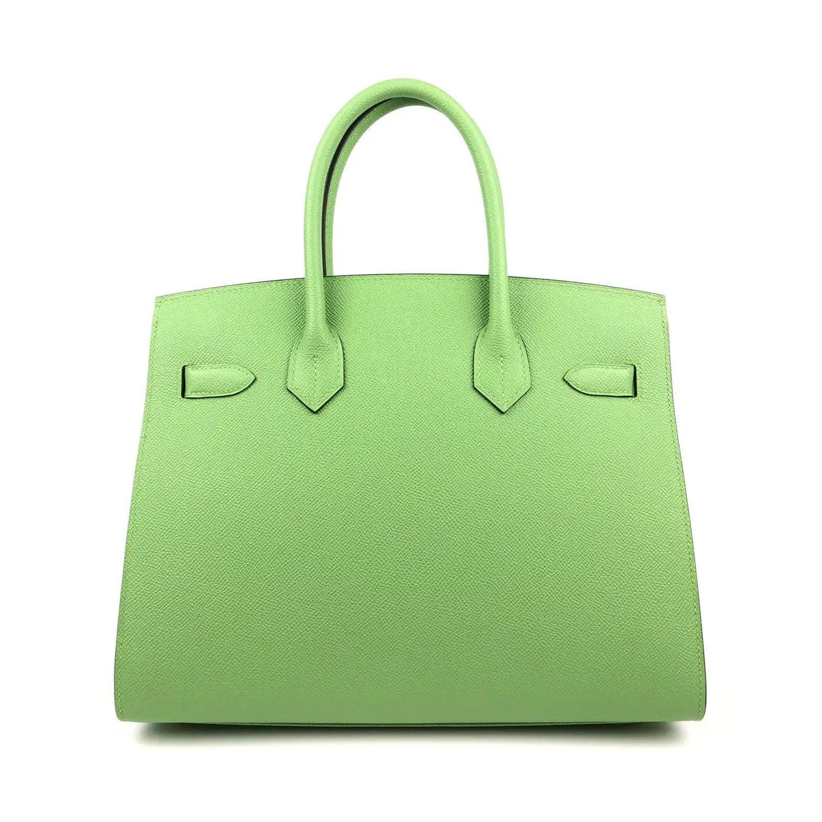Pre-owned Rare HERMES Birkin 30 Vert Criquet Green Sellier Epsom Leather Bag - theREMODA