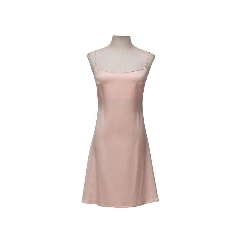 Pre-owned SERGEY SOROKA x ON COURSE Mini Pink Slip Dress - theREMODA