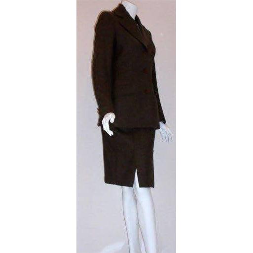 VIVIENNE WESTWOOD 2000's Brown Two-Piece Jacket and Pencil Skirt - theREMODA