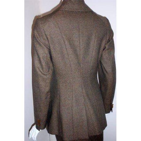 VIVIENNE WESTWOOD 2000's Brown Two-Piece Jacket and Pencil Skirt - theREMODA