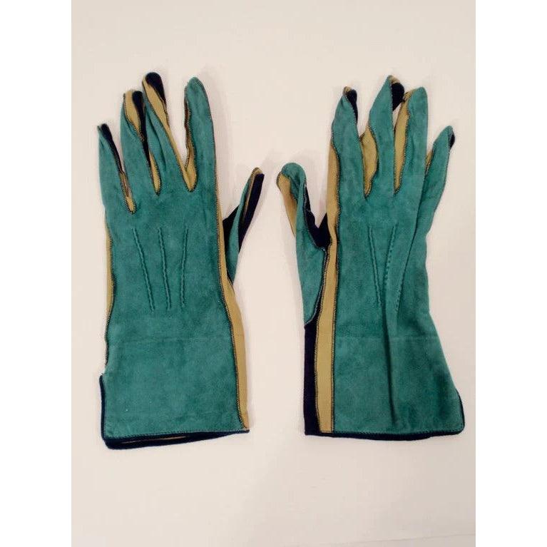 YVES SAINT LAURENT Suede Gloves - theREMODA