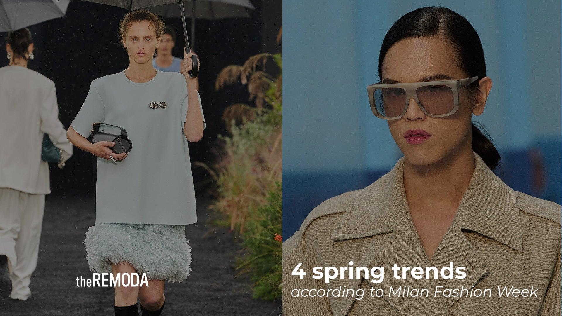 4 spring trends according Milan Fashion Week - theREMODA