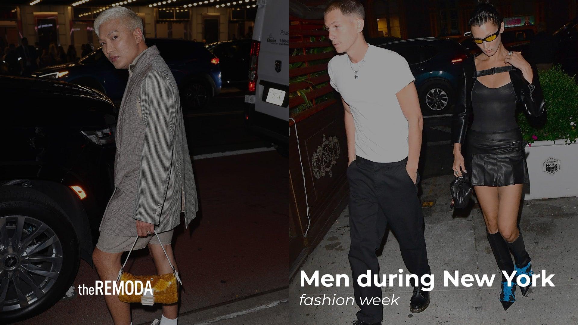 Men during New York fashion week - theREMODA