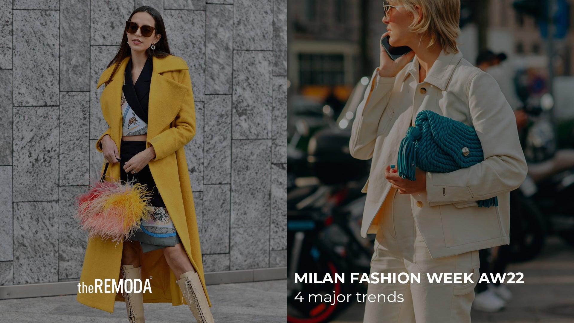 Milan Fashion Week AW22 | 4 major trends - theREMODA