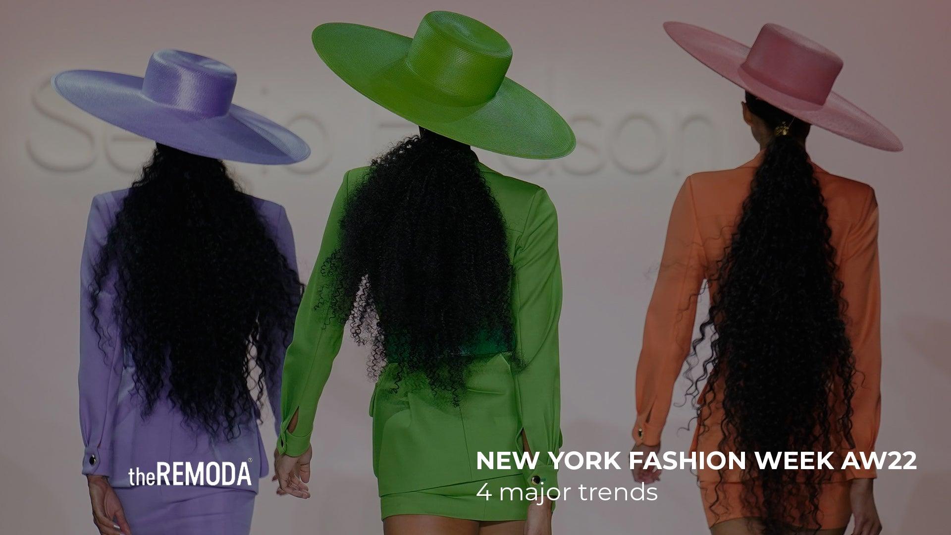 New York Fashion Week AW22 | 4 major trends - theREMODA