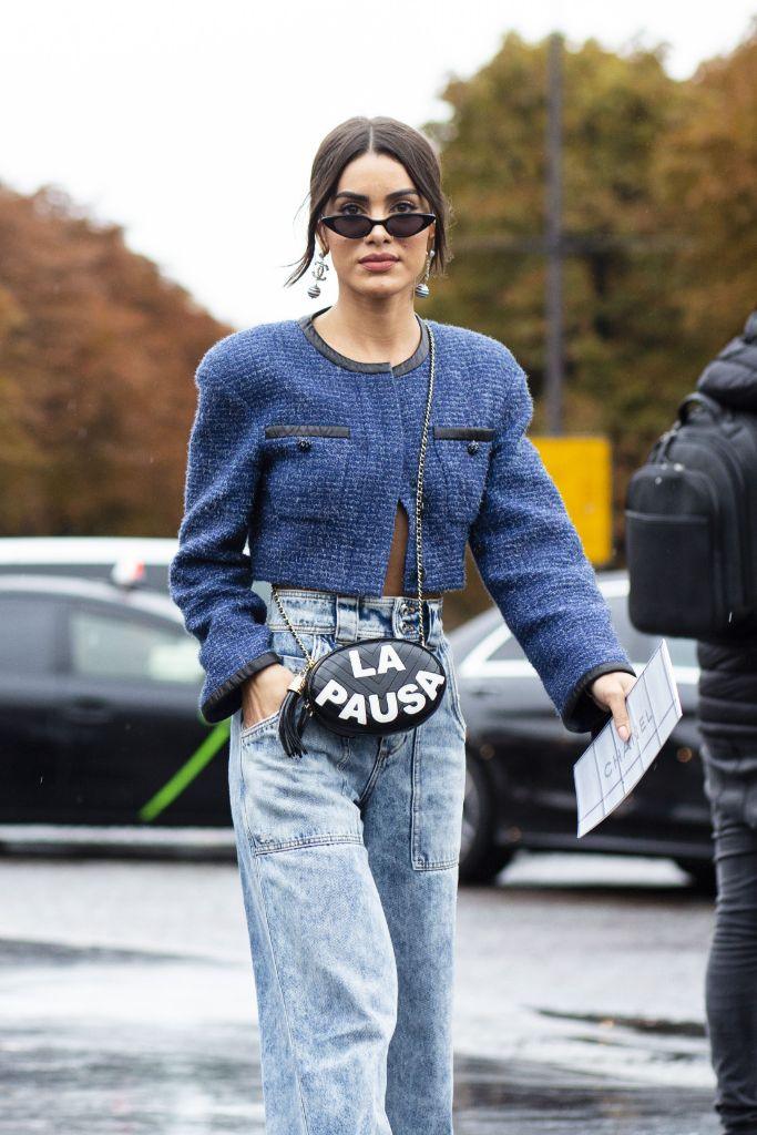 chanel baggy jeans