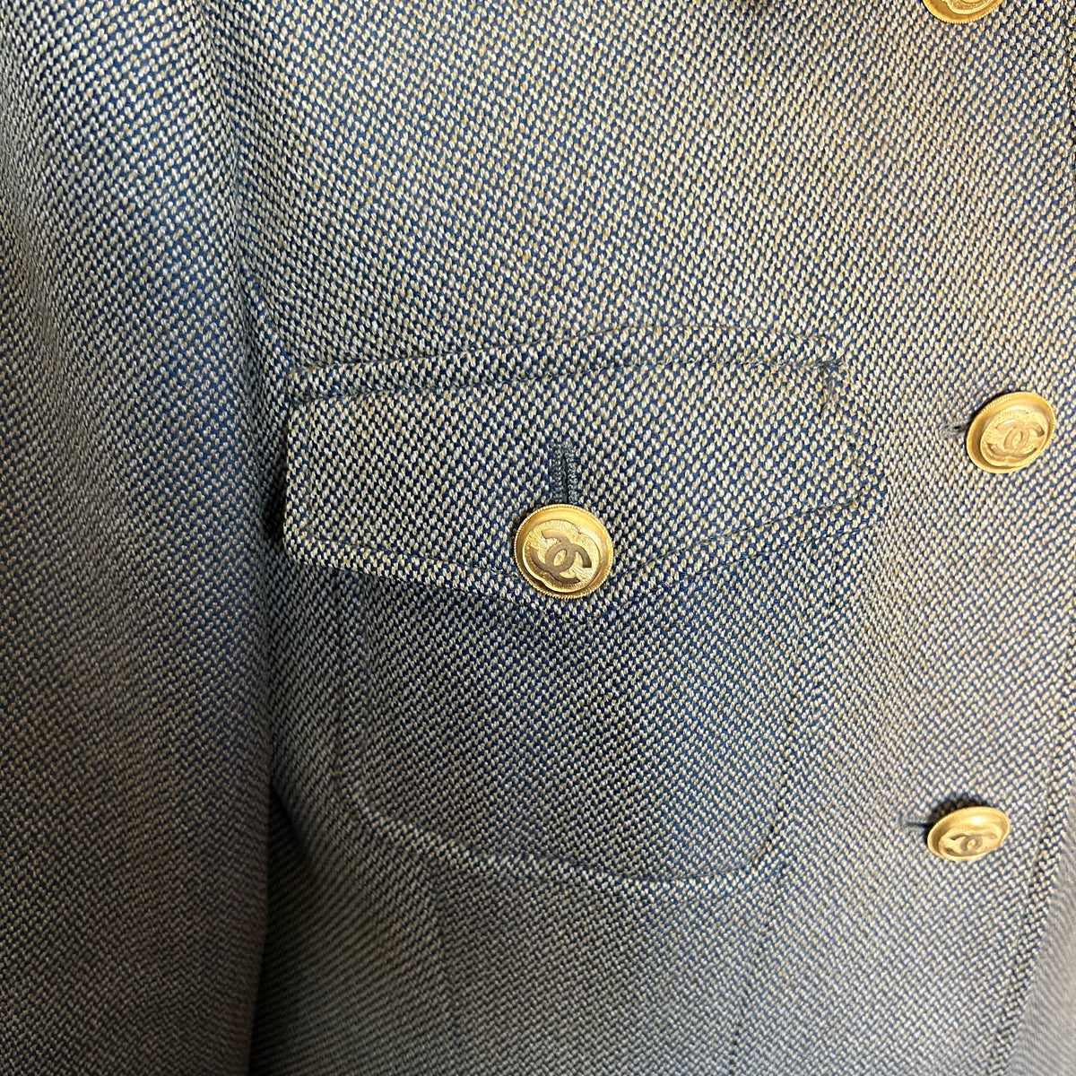 CHANEL Tweed Utility Jacket | Size 40FR