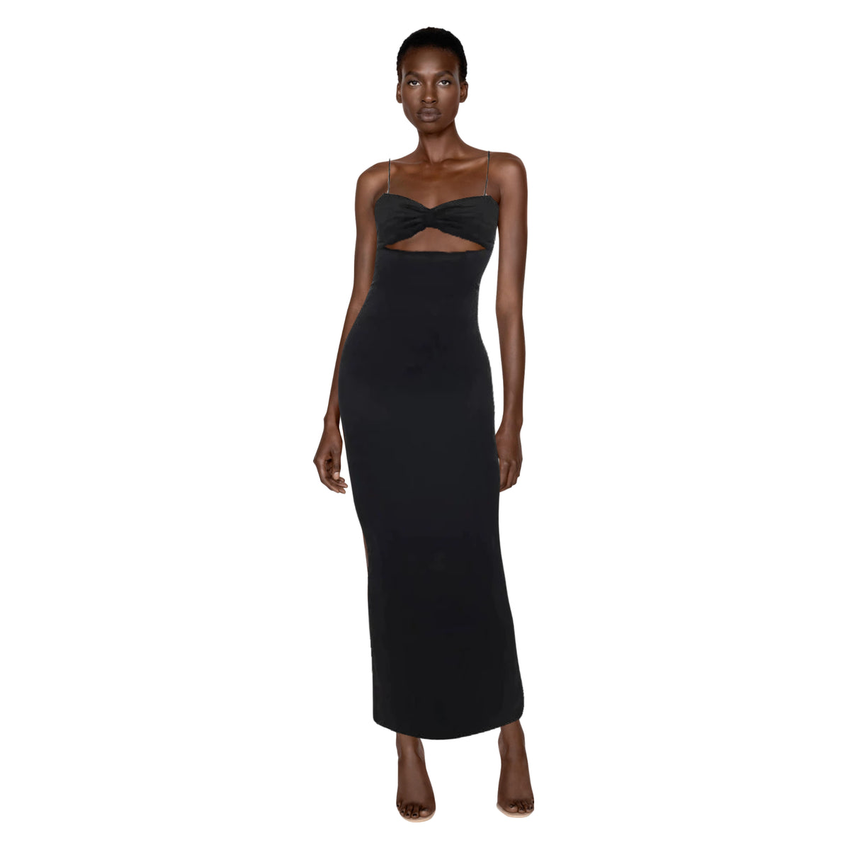 YASYA MINOCHKINA Black Bodycon Evening Gown | Size US 4