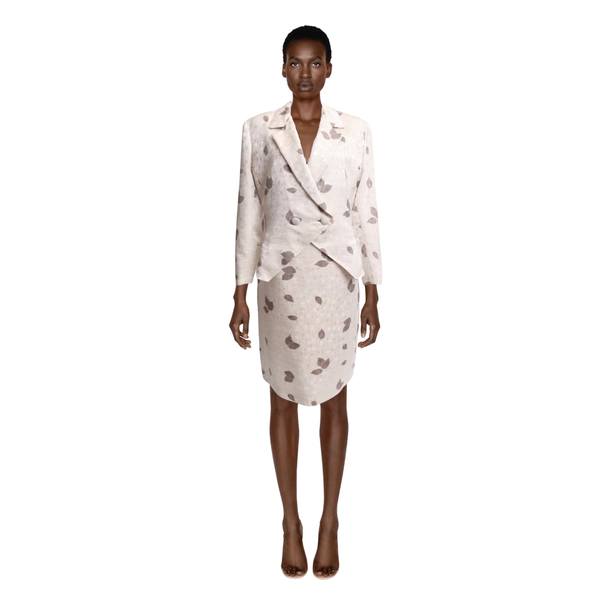Silk shop skirt suit