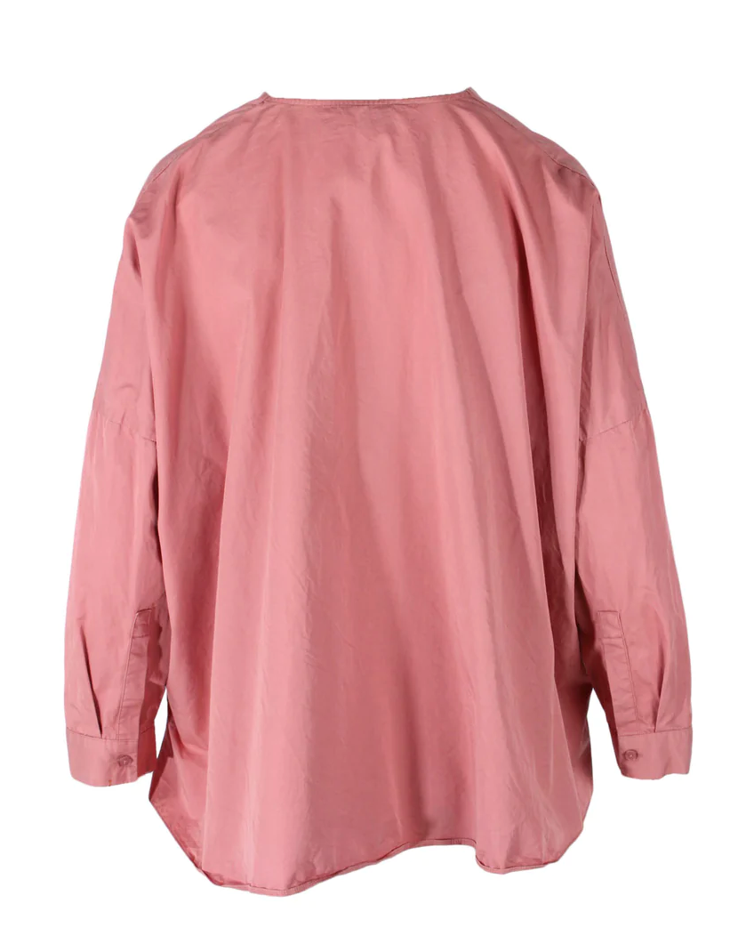 Cos Blush Pink Cotton Long Sleeve Shirt | 36/S