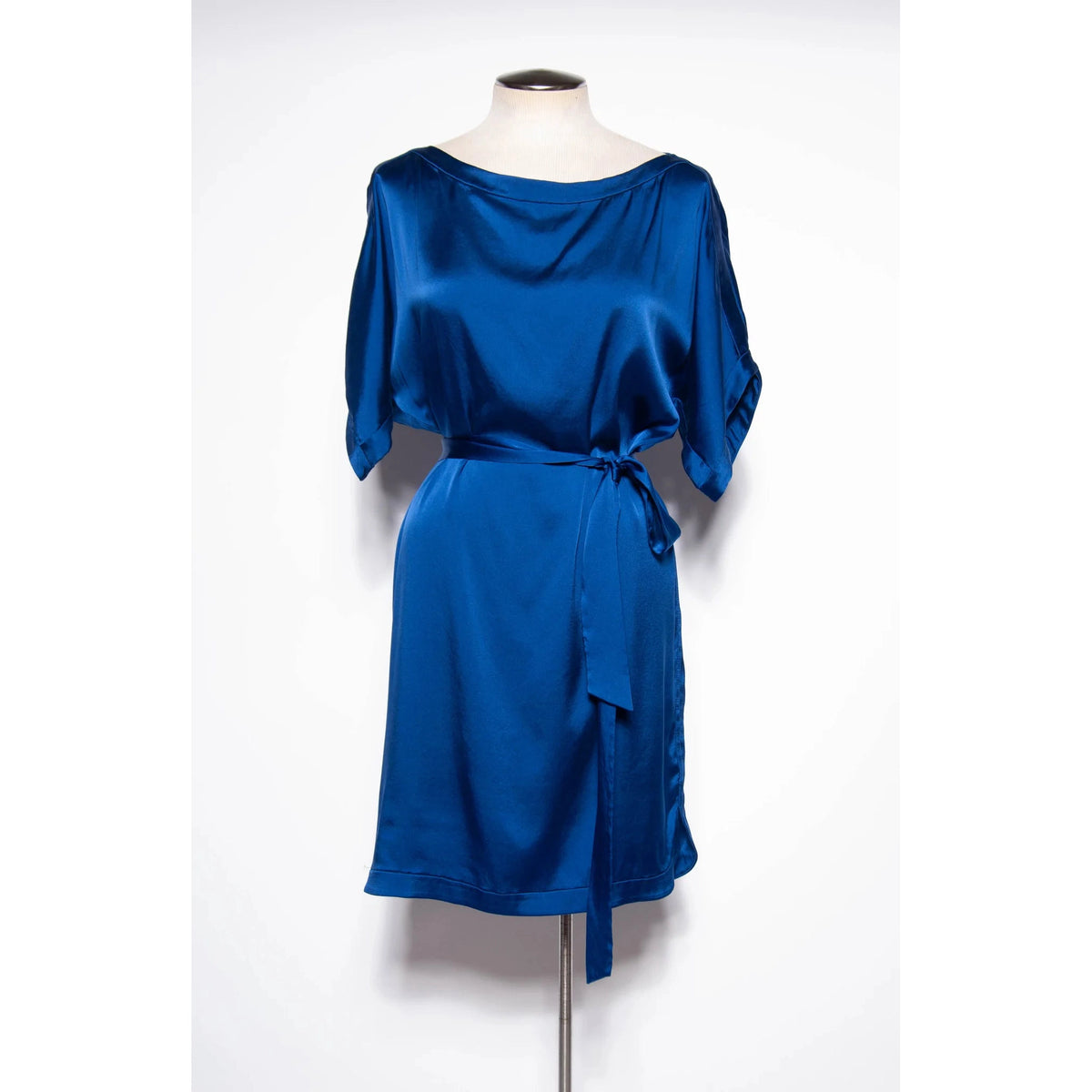 Louis Vuitton Royal Blue Robe Wrap Coat
