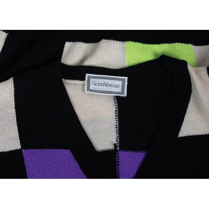 Pre-Owned Gianni Versace Colorblock Sweater Vest, 1980s - theREMODA