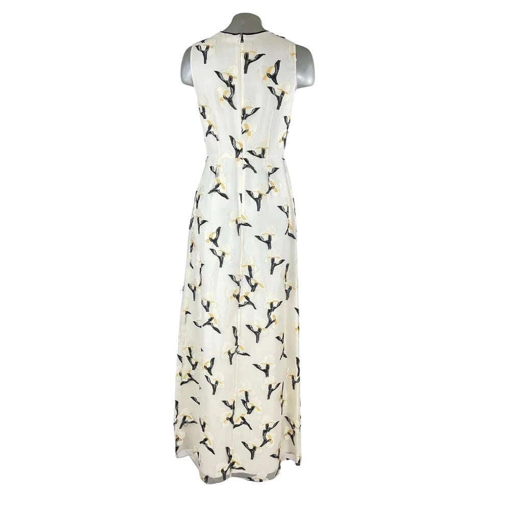 Pre-Owned TORY BURCH Floral Embroidered Maxi Dress - theREMODA