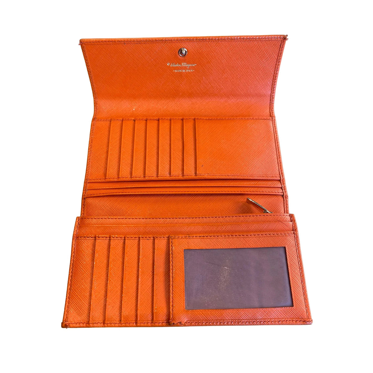 Pre-Owned FERRAGAMO Leather Continental Wallet - theREMODA