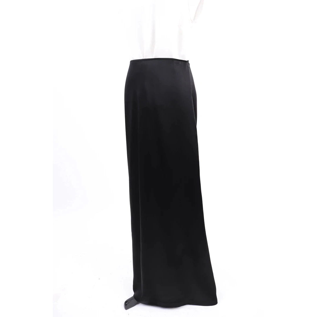Pre-Owned JEAN PAUL GAULTIER 1990's Long Black Skirt |  Extra Small - theREMODA