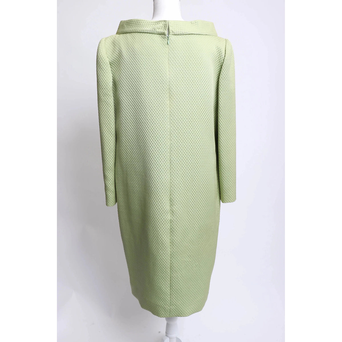 Pre-owned 90's Oscar de la Renta Green Shift Dress - theREMODA