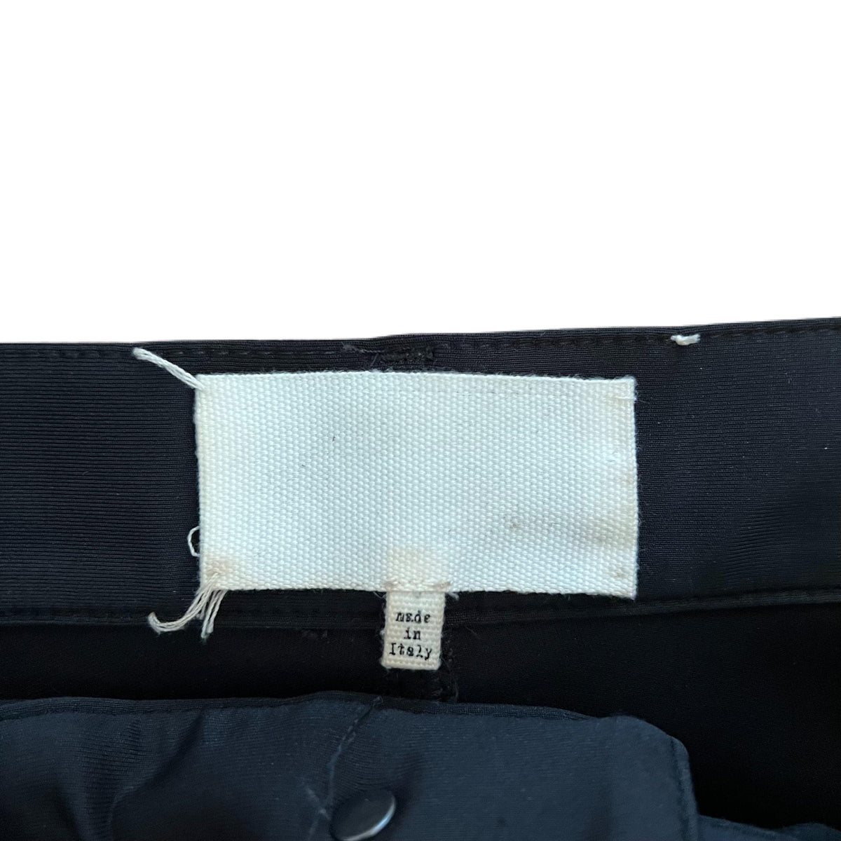 MAISON MARGIELA Black High Waisted Skinny Pants with Ankle Zipper | Size 38 - theREMODA