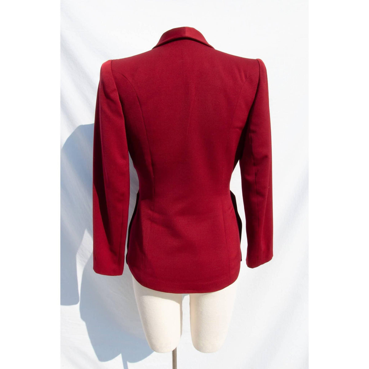 NOBILITY JRS 1940's Maroon Red Jacket | Size S-M - theREMODA
