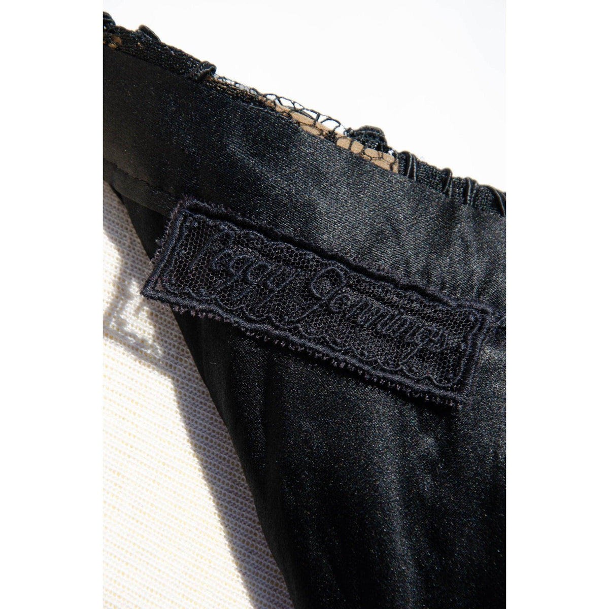 PENNY JENNINGS Vintage Black Silk Lace Skirt | Size M-L - theREMODA