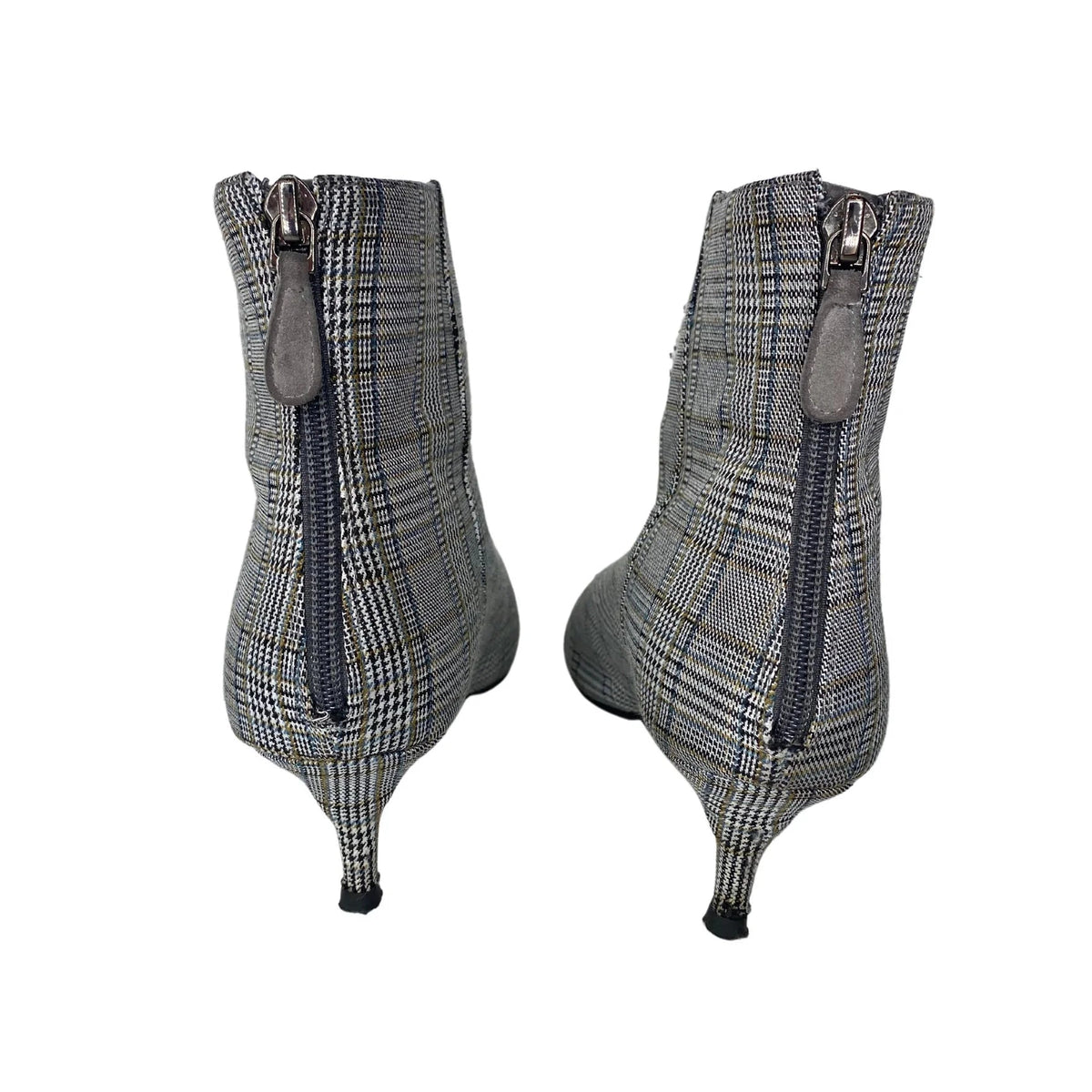 Pre- owned ALEXANDRE BIRMAN Plaid Boots - theREMODA