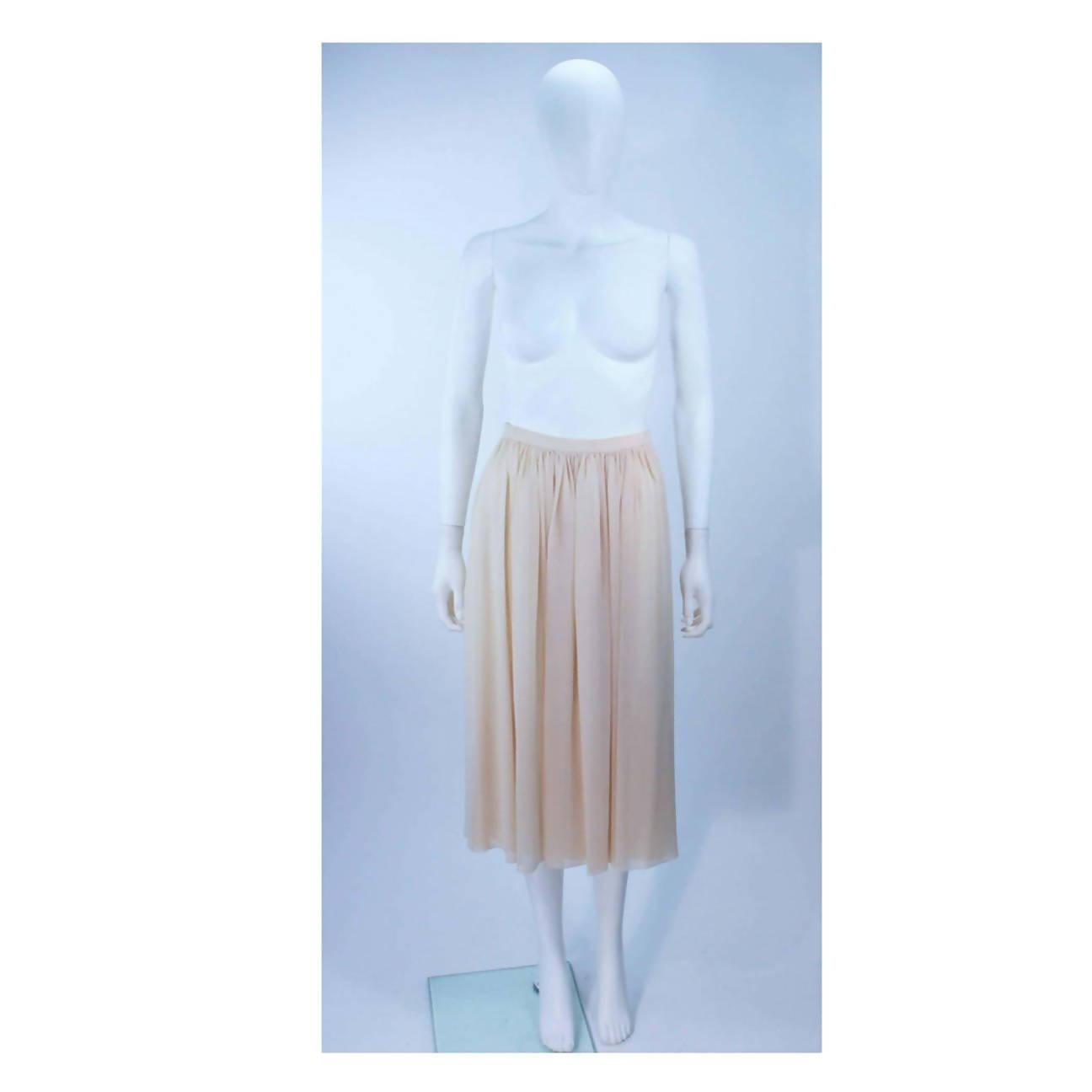 Christiaｎ Dior ２Wayブラウス SILK Transparent Blouse with Removable Ruched Collar Black Silk