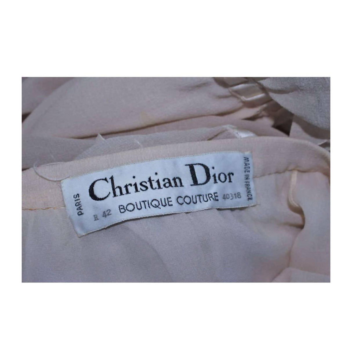 Pre-loved CHRISTIAN DIOR Silk Chiffon Skirt & Blouse Set | US 2 - theREMODA
