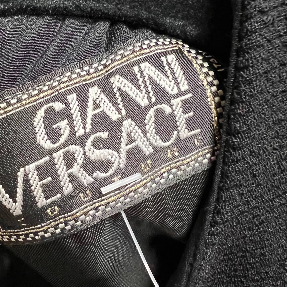 Pre-loved GIANNI VERSACE Vintage Black Ribbed Dress | Size 40 - theREMODA
