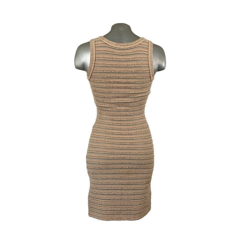 Pre-Owned ALAIA Nude Bodycon Dress | Size S - theREMODA
