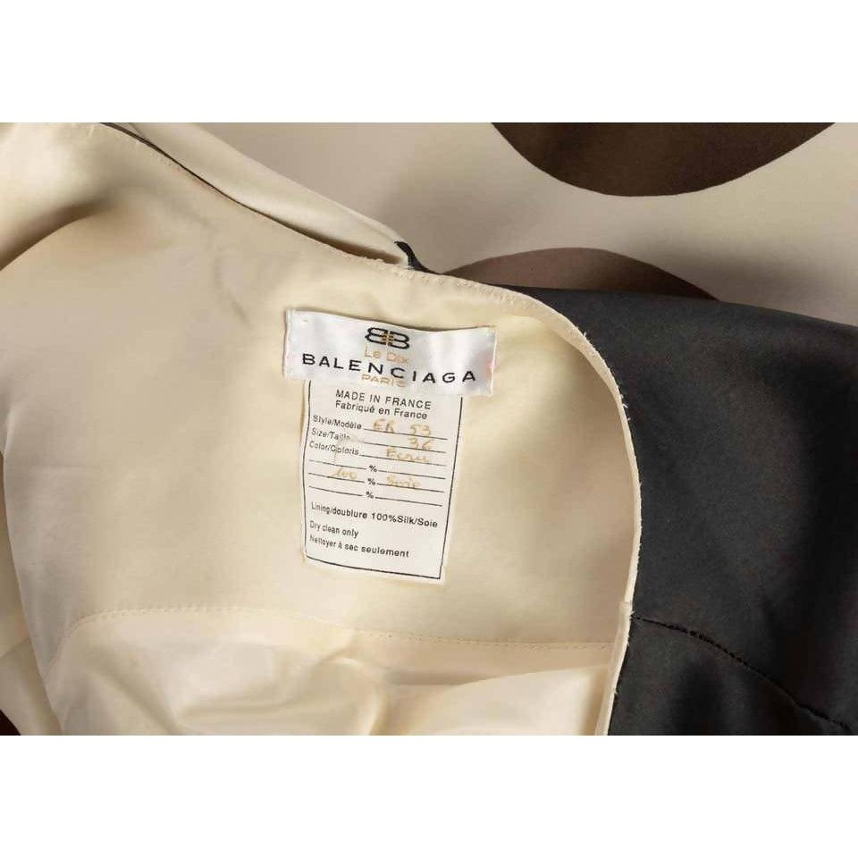 Pre-Owned BALENCIAGA JOSEPHUS THIMISTER Runway Silk Polka Dot Dress | Size XS/S - theREMODA